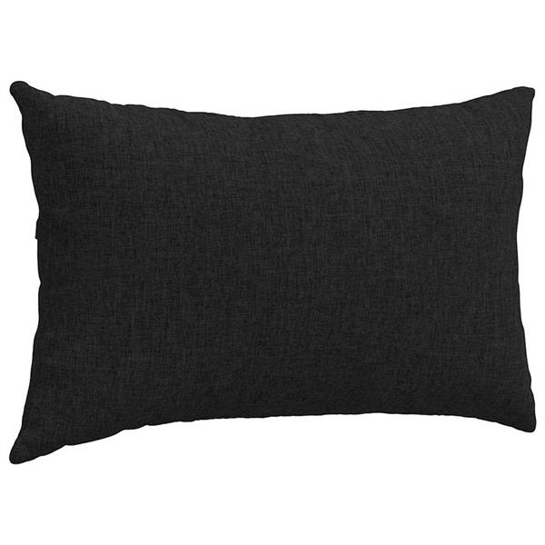 Grote foto vidaxl sofa kussens 2 pcs zwart 50 x 30 cm stof huis en inrichting woningdecoratie