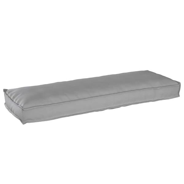 Grote foto vidaxl palletkussen voor bank grijs 120 x 40 x 8 cm oxford stof huis en inrichting woningdecoratie