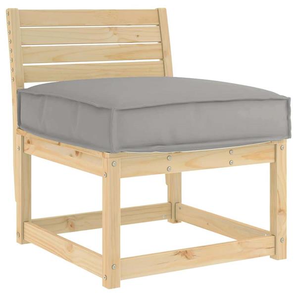 Grote foto vidaxl palletkussen voor zitting grijs 60 x 60 x 12 cm oxford stof huis en inrichting woningdecoratie