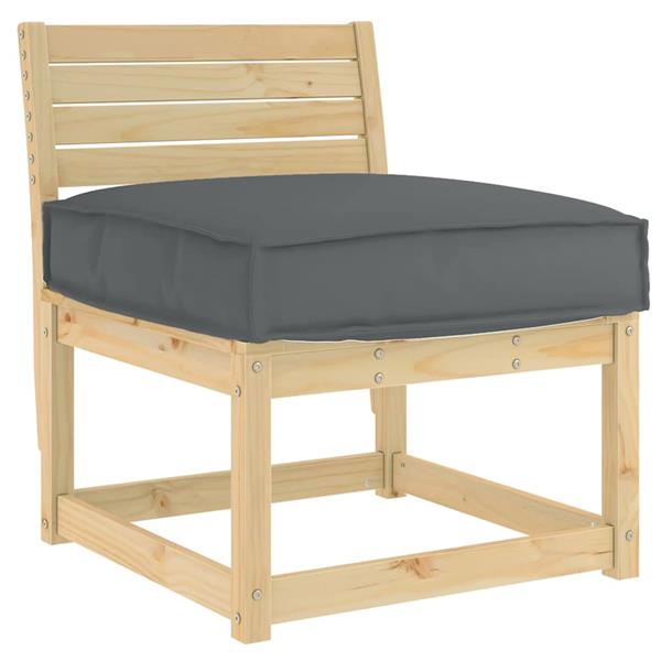 Grote foto vidaxl palletkussen voor zitting antraciet 60 x 60 x 12 cm oxford stof huis en inrichting woningdecoratie