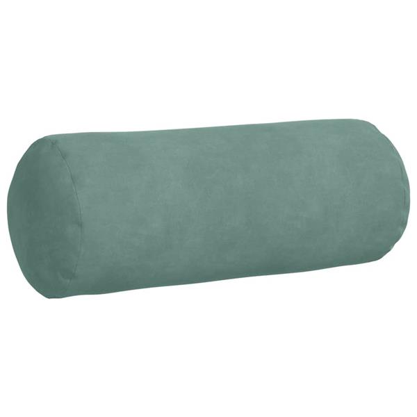 Grote foto vidaxl bolster kussens 2 pcs zeegroen 15 x 40 cm katoen stof huis en inrichting woningdecoratie