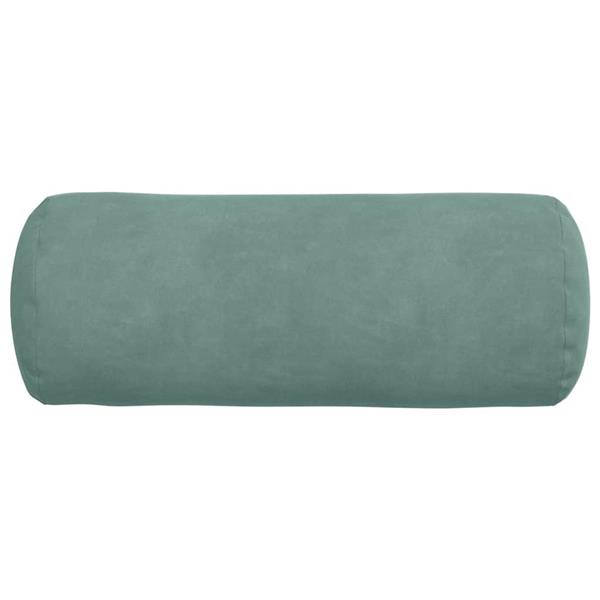 Grote foto vidaxl bolster kussens 2 pcs zeegroen 15 x 40 cm katoen stof huis en inrichting woningdecoratie