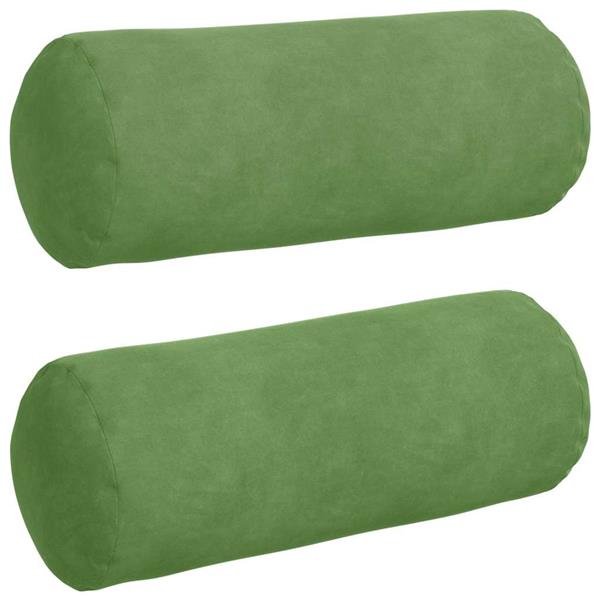 Grote foto vidaxl bolster kussens 2 pcs lichtgroen 15 x 40 cm katoen stof huis en inrichting woningdecoratie
