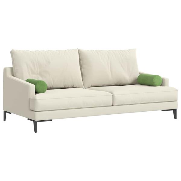 Grote foto vidaxl bolster kussens 2 pcs lichtgroen 15 x 40 cm katoen stof huis en inrichting woningdecoratie