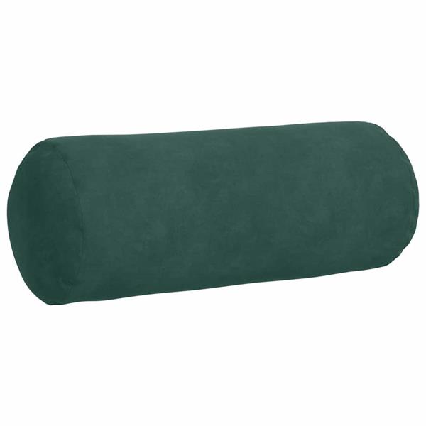Grote foto vidaxl bolster kussens 2 pcs donkergroen 15 x 40 cm katoen stof huis en inrichting woningdecoratie