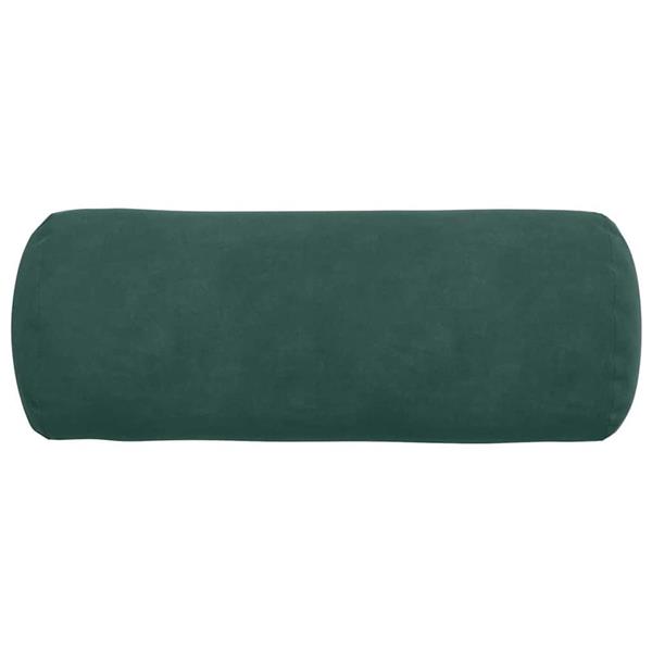Grote foto vidaxl bolster kussens 2 pcs donkergroen 15 x 40 cm katoen stof huis en inrichting woningdecoratie