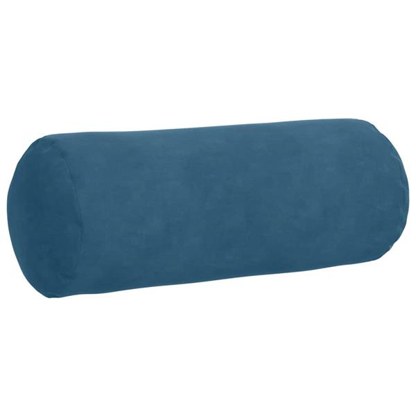 Grote foto vidaxl bolster kussens 2 pcs blauw 15 x 40 cm katoen stof huis en inrichting woningdecoratie