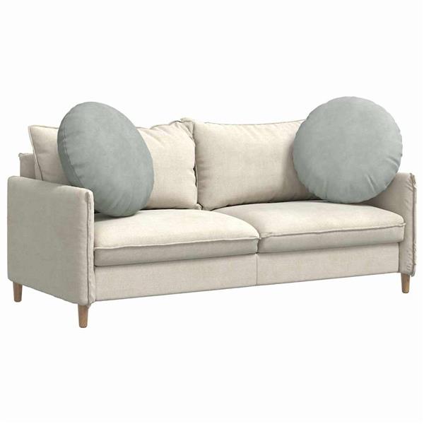 Grote foto vidaxl zitkussens 2 pcs lichtgrijs 40 x 13 cm fluweel huis en inrichting woningdecoratie