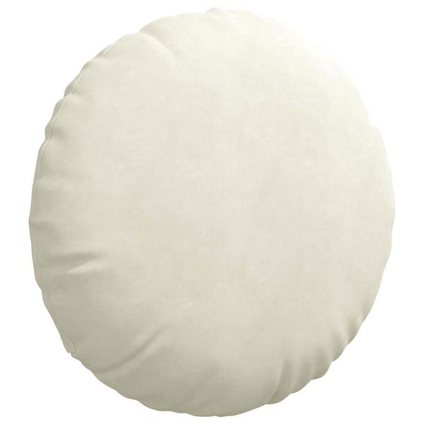 Grote foto vidaxl zitkussens 2 pcs cr me 40 x 13 cm fluweel huis en inrichting woningdecoratie