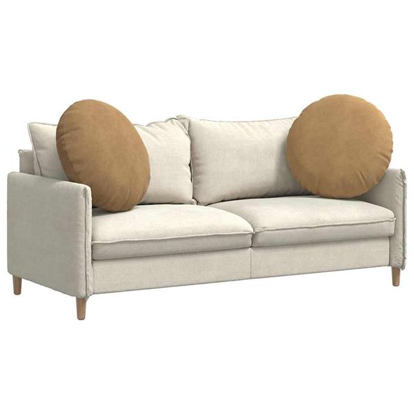 Grote foto vidaxl zitkussens 2 pcs bruin 40 x 13 cm fluweel huis en inrichting woningdecoratie