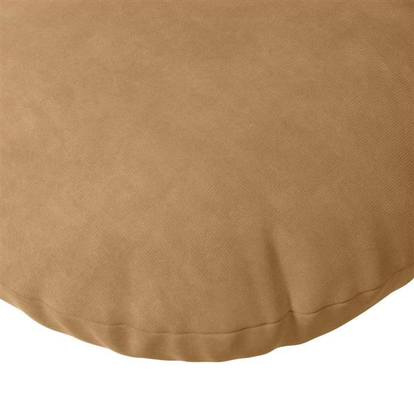 Grote foto vidaxl zitkussens 2 pcs bruin 40 x 13 cm fluweel huis en inrichting woningdecoratie