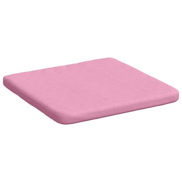Grote foto vidaxl zitkussens 4 pcs roze 40 x 40 x 3 cm stof huis en inrichting woningdecoratie