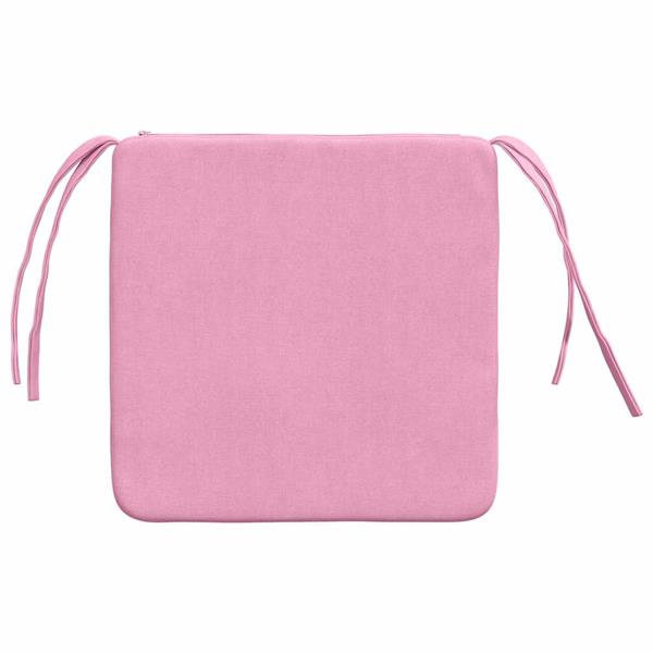 Grote foto vidaxl zitkussens 4 pcs roze 40 x 40 x 3 cm stof huis en inrichting woningdecoratie