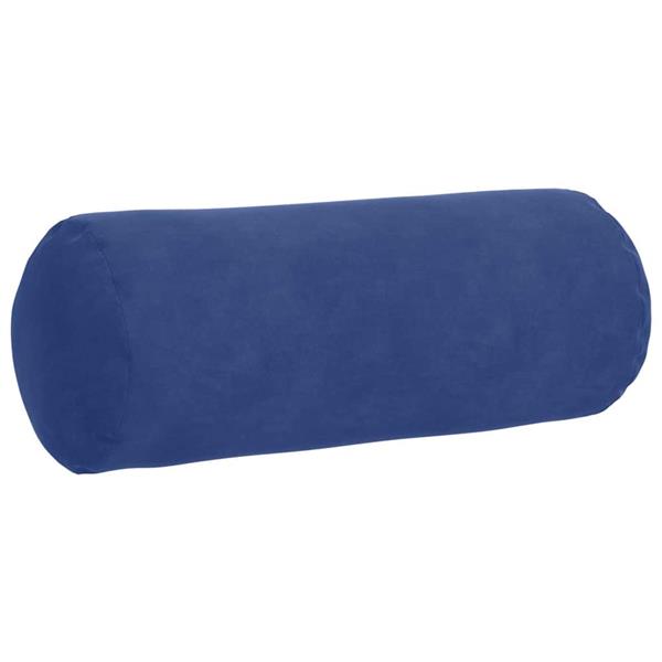 Grote foto vidaxl bolster kussens 2 pcs politieblauw 15 x 40 cm katoen stof huis en inrichting woningdecoratie