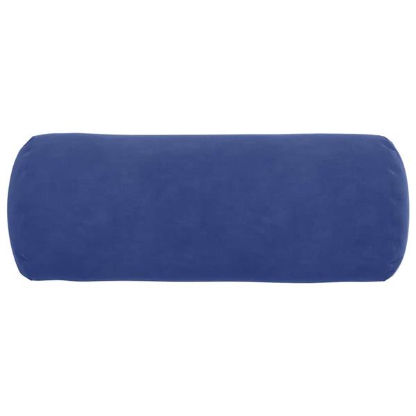 Grote foto vidaxl bolster kussens 2 pcs politieblauw 15 x 40 cm katoen stof huis en inrichting woningdecoratie