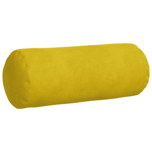 Grote foto vidaxl bolster kussens 2 pcs geel 15 x 40 cm katoen stof huis en inrichting woningdecoratie