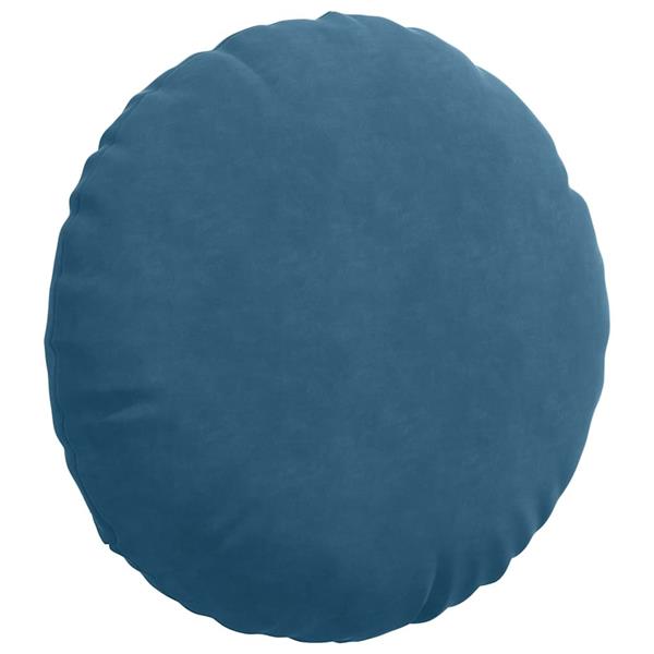 Grote foto vidaxl zitkussens 2 pcs blauw 40 x 13 cm fluweel huis en inrichting woningdecoratie