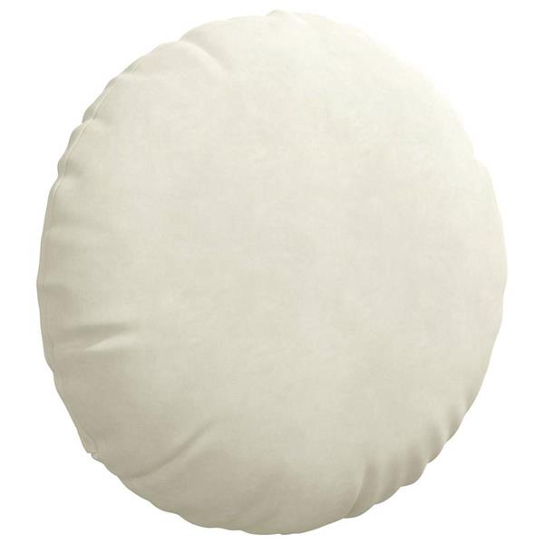 Grote foto vidaxl zitkussens 2 pcs cr me 40 x 13 cm fluweel huis en inrichting woningdecoratie