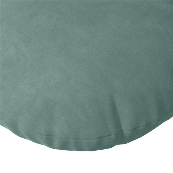 Grote foto vidaxl zitkussens 2 pcs zeegroen 40 x 13 cm fluweel huis en inrichting woningdecoratie