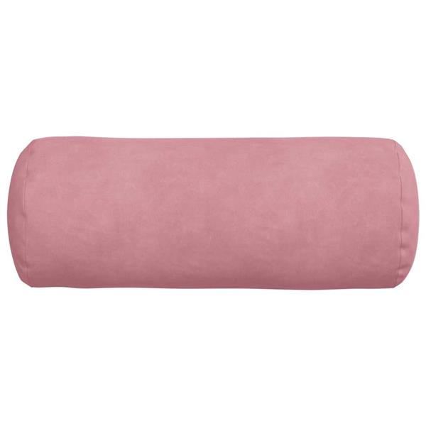 Grote foto vidaxl bolster kussens 2 pcs roze 15 x 40 cm katoen stof huis en inrichting woningdecoratie