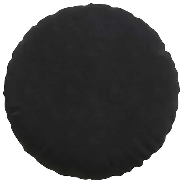 Grote foto vidaxl zitkussens 2 pcs zwart 40 x 13 cm fluweel huis en inrichting woningdecoratie