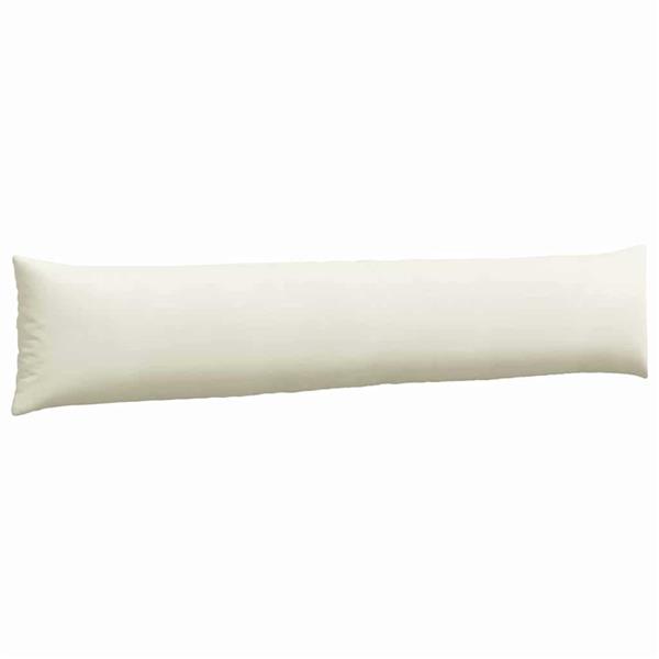 Grote foto vidaxl sofa kussens 2 pcs cr me 200 x 40 cm katoen stof huis en inrichting woningdecoratie