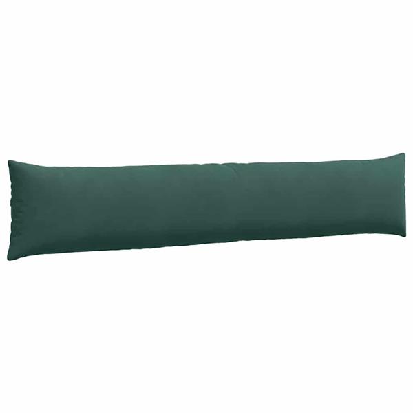 Grote foto vidaxl sofa kussens 2 pcs donkergroen 200 x 40 cm katoen stof huis en inrichting woningdecoratie