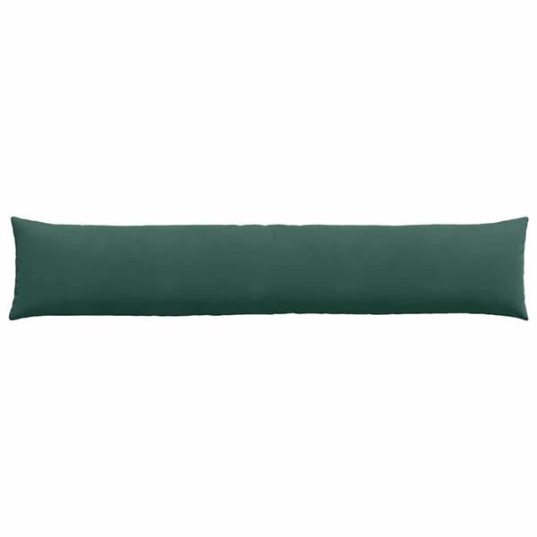 Grote foto vidaxl sofa kussens 2 pcs donkergroen 200 x 40 cm katoen stof huis en inrichting woningdecoratie