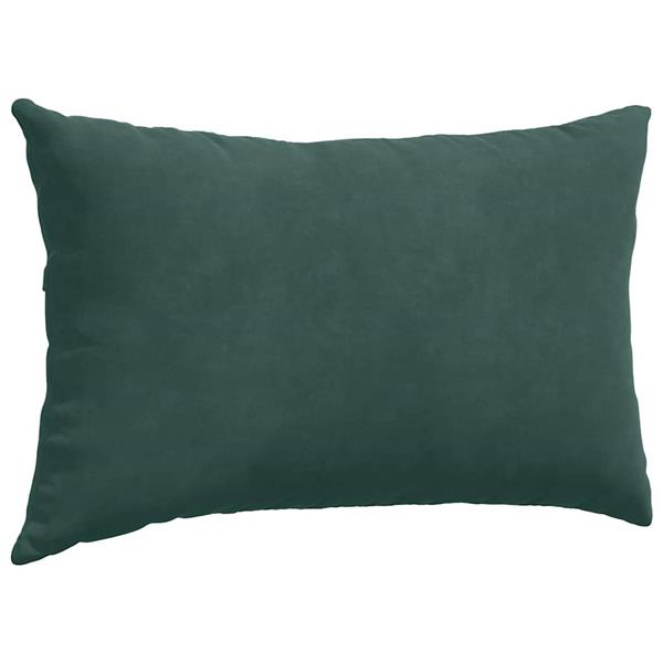 Grote foto vidaxl sofa kussens 2 pcs donkergroen 50 x 30 cm katoen stof huis en inrichting woningdecoratie
