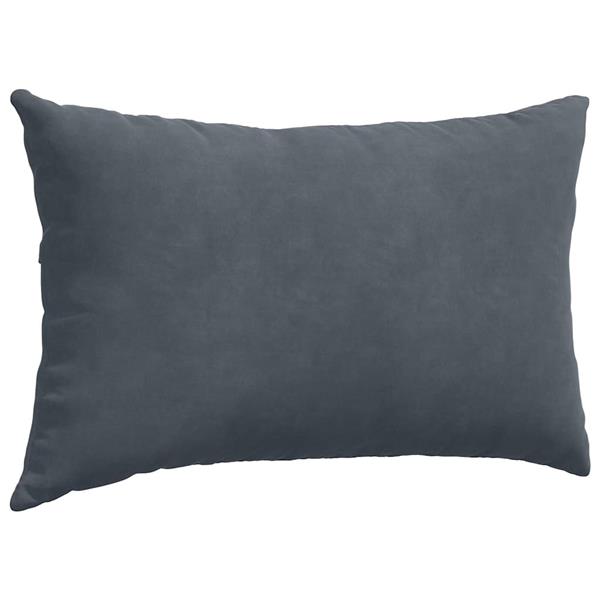 Grote foto vidaxl sofa kussens 2 pcs donkergrijs 50 x 30 cm katoen stof huis en inrichting woningdecoratie