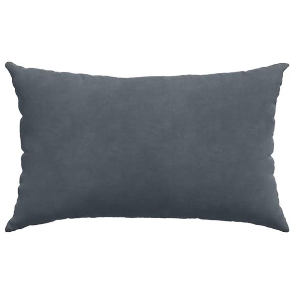 Grote foto vidaxl sofa kussens 2 pcs donkergrijs 50 x 30 cm katoen stof huis en inrichting woningdecoratie
