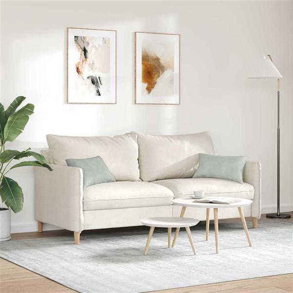 Grote foto vidaxl sofa kussens 2 pcs lichtgrijs 50 x 30 cm katoen stof huis en inrichting woningdecoratie