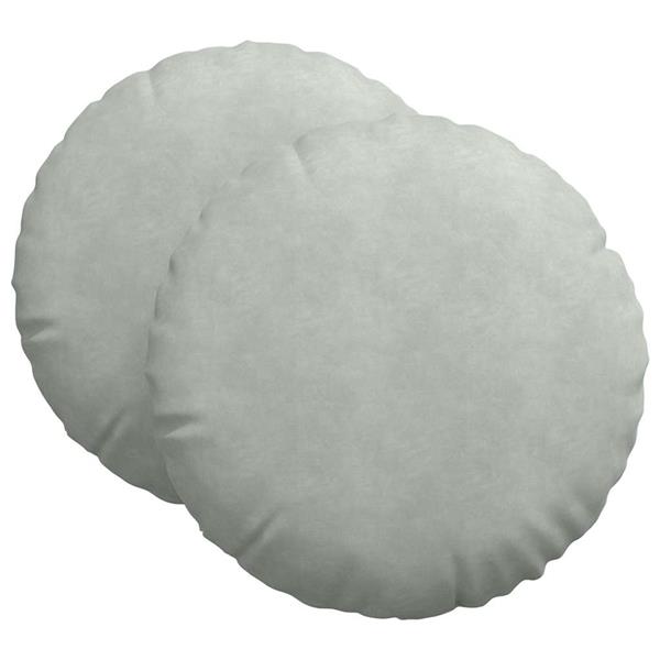 Grote foto vidaxl zitkussens 2 pcs lichtgrijs 40 x 13 cm fluweel huis en inrichting woningdecoratie