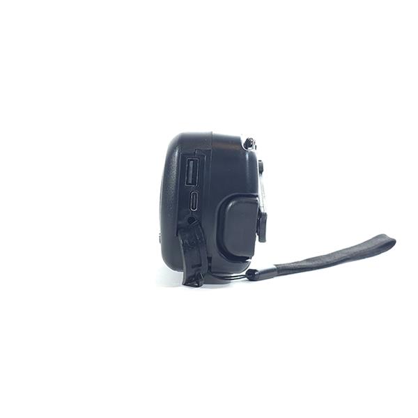 Grote foto slimlogy r3 mini 2000 mah noodradio nood zaklamp laadbaar met crank zwart telecommunicatie batterijen en accu