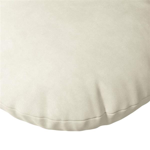 Grote foto vidaxl zitkussens 2 pcs cr me 40 x 13 cm fluweel huis en inrichting woningdecoratie