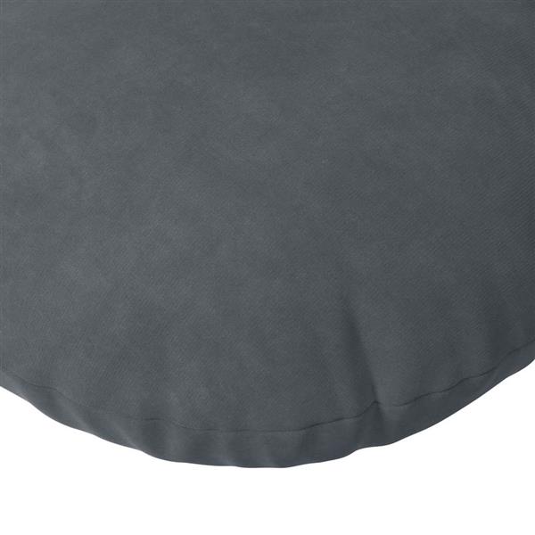Grote foto vidaxl zitkussens 2 pcs donkergrijs 40 x 13 cm fluweel huis en inrichting woningdecoratie