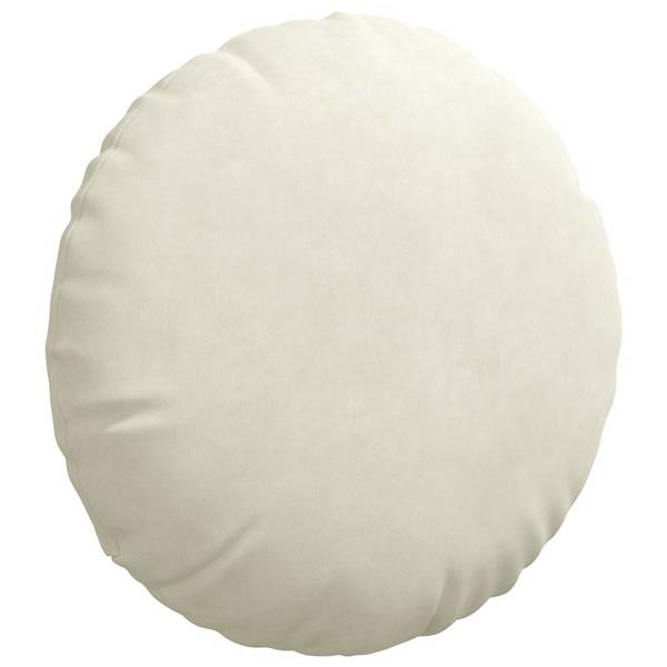 Grote foto vidaxl zitkussens 2 pcs cr me 40 x 13 cm fluweel huis en inrichting woningdecoratie