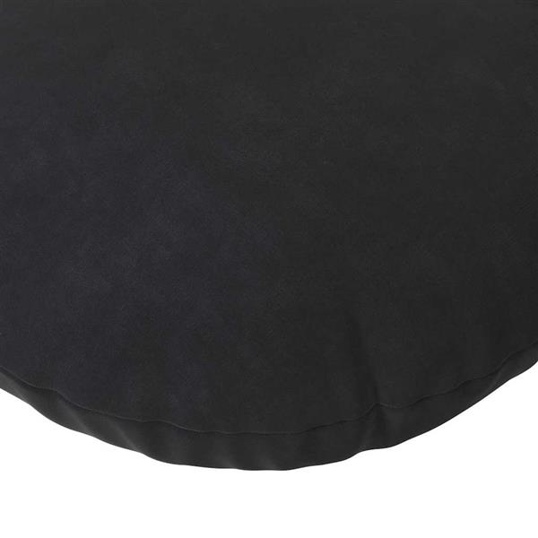 Grote foto vidaxl zitkussens 2 pcs zwart 40 x 13 cm fluweel huis en inrichting woningdecoratie