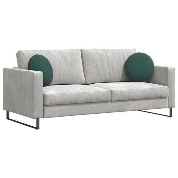 Grote foto vidaxl zitkussens 2 pcs donkergroen 40 x 13 cm fluweel huis en inrichting woningdecoratie