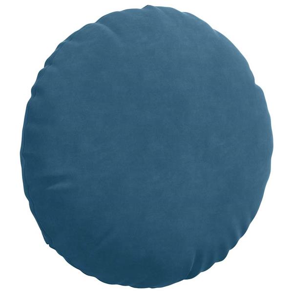 Grote foto vidaxl zitkussens 2 pcs blauw 40 x 13 cm fluweel huis en inrichting woningdecoratie