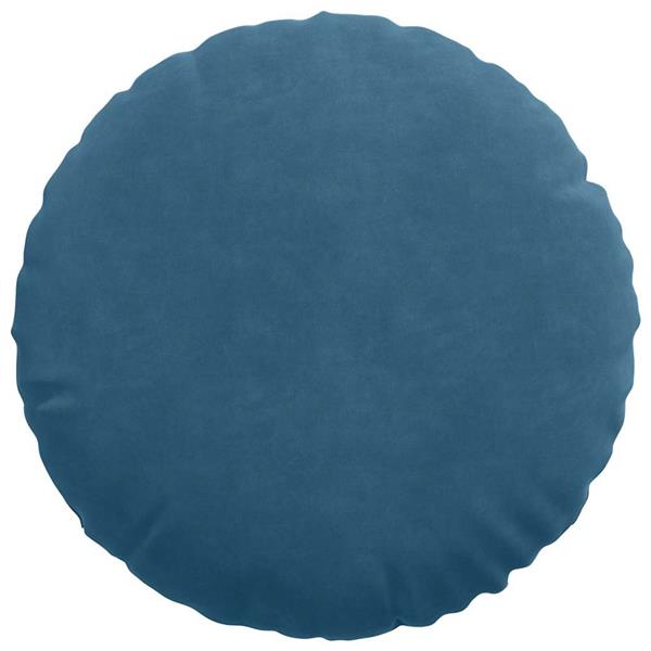 Grote foto vidaxl zitkussens 2 pcs blauw 40 x 13 cm fluweel huis en inrichting woningdecoratie