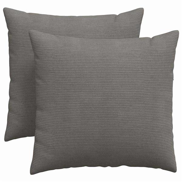 Grote foto vidaxl sofa kussens 2 pcs lichtgrijs 45 x 45 cm katoen stof huis en inrichting woningdecoratie
