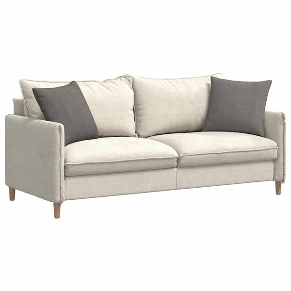 Grote foto vidaxl sofa kussens 2 pcs lichtgrijs 45 x 45 cm katoen stof huis en inrichting woningdecoratie