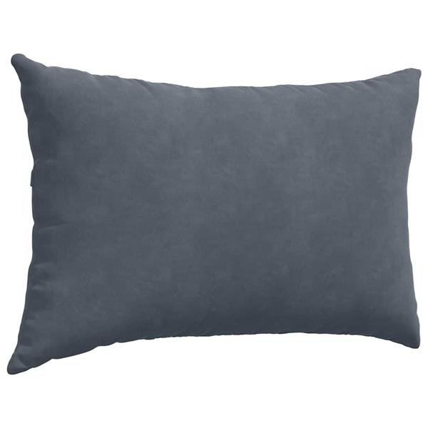 Grote foto vidaxl sofa kussens 2 pcs donkergrijs 60 x 40 cm katoen stof huis en inrichting woningdecoratie
