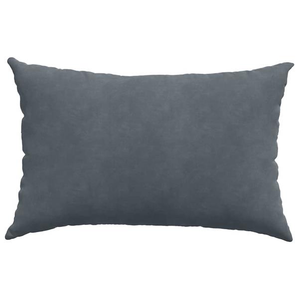 Grote foto vidaxl sofa kussens 2 pcs donkergrijs 60 x 40 cm katoen stof huis en inrichting woningdecoratie