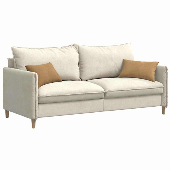 Grote foto vidaxl sofa kussens 2 pcs bruin 50 x 30 cm katoen stof huis en inrichting woningdecoratie