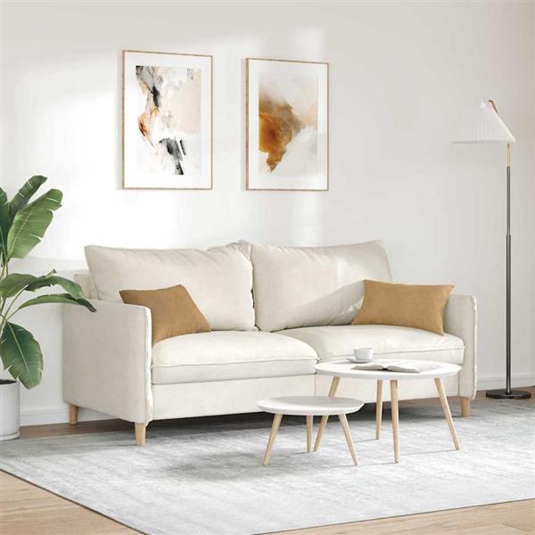 Grote foto vidaxl sofa kussens 2 pcs bruin 50 x 30 cm katoen stof huis en inrichting woningdecoratie