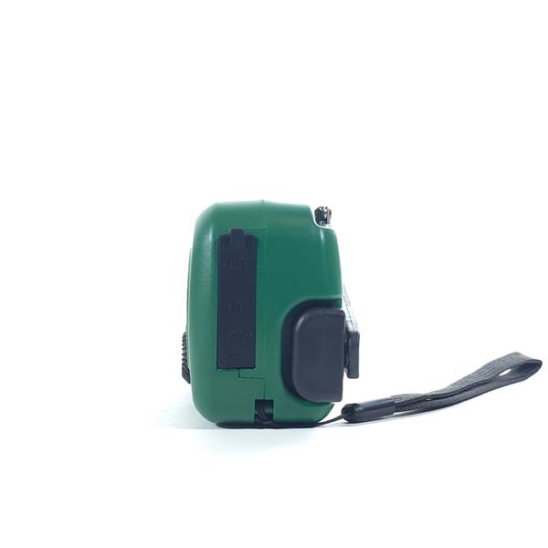 Grote foto slimlogy r3 mini 2000 mah noodradio nood zaklamp laadbaar met crank groen telecommunicatie batterijen en accu