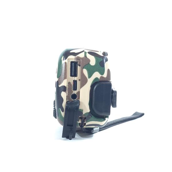 Grote foto slimlogy r3 mini 2000 mah noodradio nood zaklamp laadbaar met crank camouflage telecommunicatie batterijen en accu