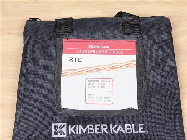 Grote foto kimber kable 8tc all clear audio speaker cables 2 5 metre audio tv en foto onderdelen en accessoires